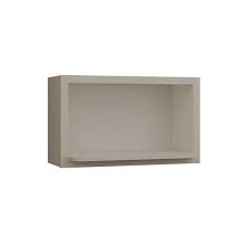 Hampton Bay Courtland 30 In W X 12 In D X 18 In H Assembled Shaker Wall Microwave Shelf Kitchen Cabinet In Sterling Gray
