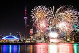 canada day fireworks display in toronto ca