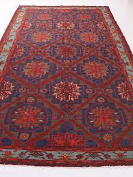 cross woven caucasian soumak rug