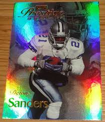 One of our sanders dallas cowboys autographed replica helmets with a prime time inscription will make a tremendous addition to your sports memorabilia. Free Deion Sanders Dallas Cowboys 1999 Playoff Prestige Ssd Insert Card B034 Thick Card Sports Trading Cards Listia Com Auctions For Free Stuff