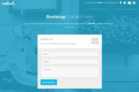 bootstrap contact form templates