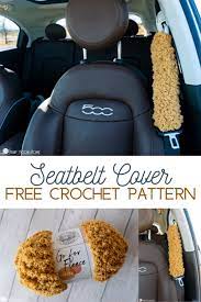 Free Crochet Seatbelt Cover Pattern