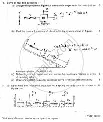 Question Paper Be Mechanical Engineering Semester 6 Te Third Year