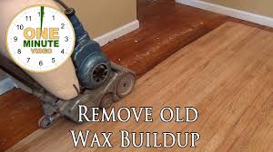 remove old hardwood floor wax build up