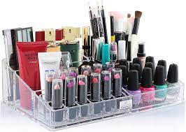 clear acrylic makeup organizer storage