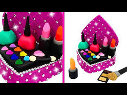 diy how to make polymer clay makeup set