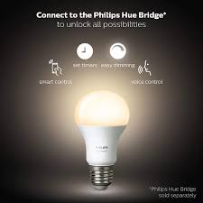 Philips led 9w bulb (60w) e27 sparkling warm white 806 lumen dimmable. Buy Philips Hue White A19 E27 60 W Equivalent Dimmable Led Smart Bulb Online In Pakistan Tejar Pk