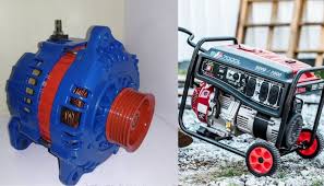 generator and an alternator