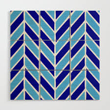 Blues Wood Wall Art By Cat Coquillette