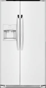 Personalizza lo spazio come preferisci: Frigidaire 25 5 Cu Ft Side By Side Refrigerator Pearl White Ffss2615tp
