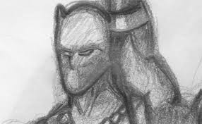 pencil drawings black panther marvel