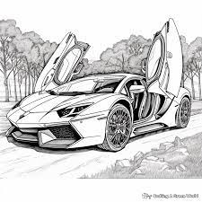 supercar coloring pages free printable