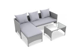 3 Piece Rattan Lounge Furniture Set