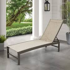 Antrea Outdoor Metal Chaise Lounge
