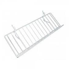 Slatgrid Metal Angled Shelf With Lip 12