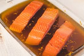 smoked salmon with maple orange glaze