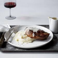 Place potatoes in a medium saucepan, cover with cold water, and bring to a boil over high heat. Pork Chop Recipes Braised Pork Chops Wine Recipes Braised Pork