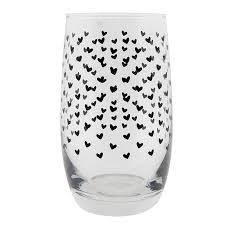Clayre Eef Water Glass 320 Ml Glass Heart