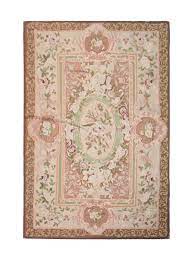 chinese antiques wool pink aubusson rug