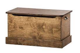 um wooden toy box from