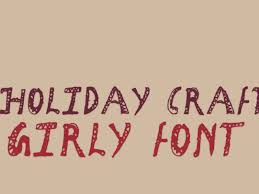 Free Holiday Craft Girly Font By Faraz Ahmad Dribbble Dribbble