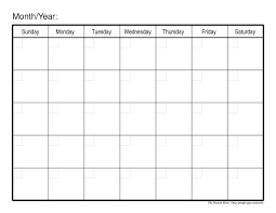 Blank Printable Calendar 2015 Freepsychiclovereadings Com