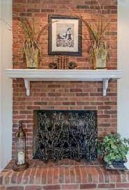 To Paint Your Outdated Brick Fireplace