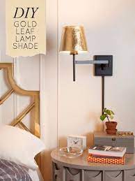 Diy Project Gold Leaf Lamp Shade