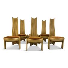 Tre lang living bamboo factory manufacture: A Set Of Six 1970s Bamboo Dining Chairs