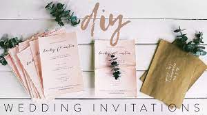 diy my wedding invitations with me