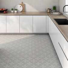 see grey and white patterned tiles