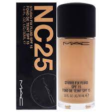 mac studio fix fluid spf 15 nc25