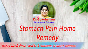 stomach pain home remedy dr gowriamma