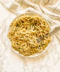 vegan spaghetti aglio e olio live