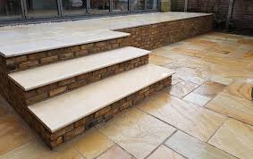 Fossil Mint Indian Sandstone Patio