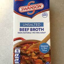 calories in swanson unsalted beef broth