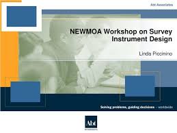 Ppt Newmoa Workshop On Survey Instrument Design Powerpoint