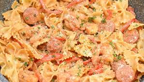 cajun shrimp pasta with sausage sweet