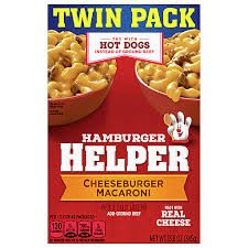 hamburger helper pasta cheesy sauce