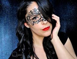 lace mask face paint tutorial