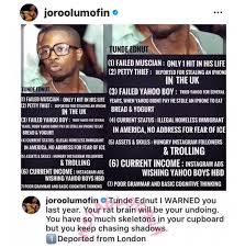 Drama as tunde ednut drags joro olumofin for filing lawsuit against. Instablog9ja On Twitter Clash Of The Bloggers Tunde Ednut And Joro Olumofin Duelling It Out On Streets Of Instagram
