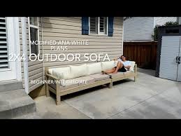 Diy Outdoor Sofa Modified Ana White