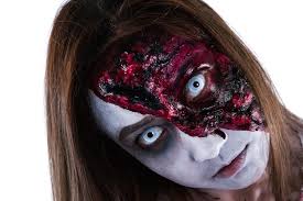 premium photo halloween ghost makeup