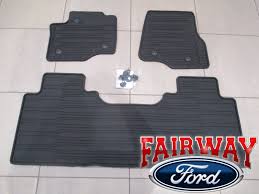 super duty oem ford rubber mat set