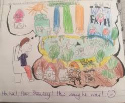 All you have to do is let your creativity flow as you draw on plastic cups and then stick them in the oven to melt. Lucy Coates On Twitter Just Seen Juanita S Wonderful Depiction Of How Stanley Yelnats Imagined Campgreenlake Before He Arrived There Lovereading Holes Louissachar Worldbookday2018 Reayprimary Https T Co Ugoadfachr