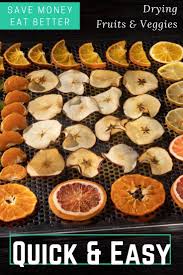 how to dehydrate fruits vegetables