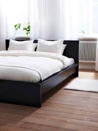 black bed frame black bedding malm bed