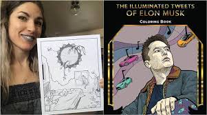 I've talked to mark about this. Artist Turns Elon Musk S Viral Tweets Into Illustrations That Are Now Part Of A Colouring Book Trending News The Indian Express