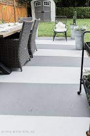 15 Painted Concrete Patio Designs