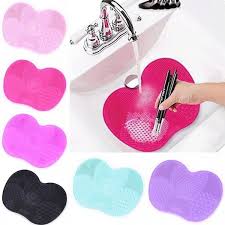 makeup brush cleaner silicone mat make